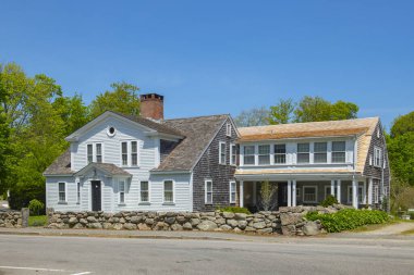 ABD 'nin Massachusetts MA, Scituate kasabasındaki 174 Branch Caddesi' ndeki tarihi konut binası.. 