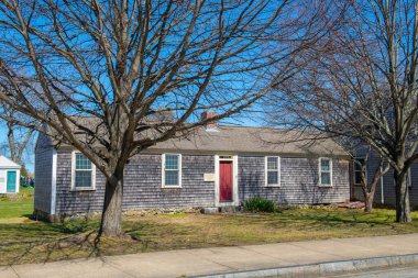 Middleborough Tarih Topluluğu 'ndaki Albay Peter H. Peirce Genel Mağazası Middleboro, Massachusetts MA' nın tarihi şehir merkezinde 18 Jackson Caddesi 'nde.. 