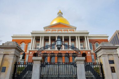 Massachusetts Eyalet Binası Boston 'daki Beacon Hill, Massachusetts MA, ABD.