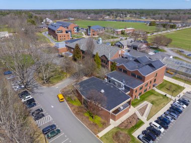 Bristol İlçesi Tarım Lisesi tarihi şehir merkezi, Massachusetts MA, ABD. 