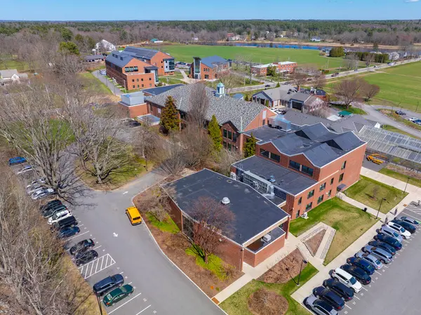 Bristol İlçesi Tarım Lisesi tarihi şehir merkezi, Massachusetts MA, ABD. 