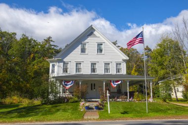 Moultonborogh Tarih Topluluğu tarihi şehir merkezi, Moultonboro, New Hampshire NH, ABD 'de 953 Whittier Hwy' de.. 