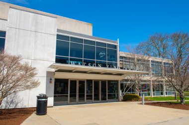 Watson Güzel Sanatlar Müzesi tarihi şehir merkezi Norton, Bristol County, Massachusetts MA, ABD 'deki Wheaton Koleji' nde.. 