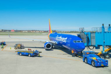 Southwest Havayolları Boeing 737-800 N8640D Detroit Metropolitan Havaalanı (DTW), Detroit, Michigan MI, ABD. 