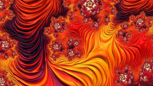 Fraktalne Graficzne Abstrakcyjne Malarstwo Artystyczne Tekstura Tła Kolorowe Geometryczne Dzieła — Zdjęcie stockowe