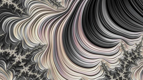 Abstract Fractal Digitaal Patroon Psychedelische Geometrie Textuur — Stockfoto
