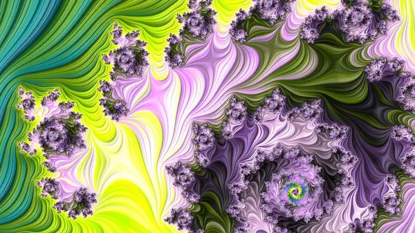 Colorful Abstract Fractal Illustration Creative Design — Stock Photo, Image