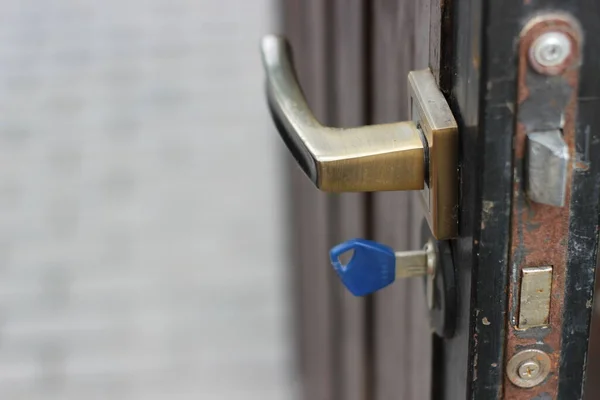 stock image close up of door lock 