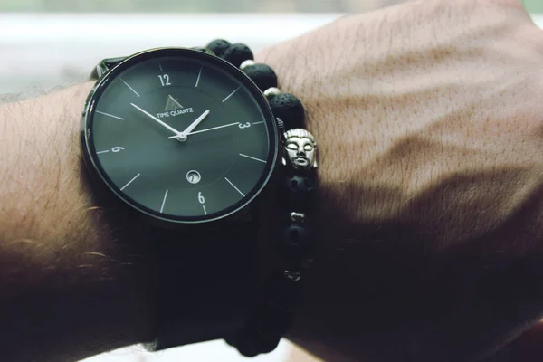 Relógio Luxo Mão — Fotografia de Stock