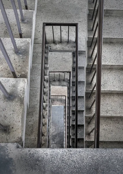 Bangkok Thailand Feb 2023 View Concrete Spiral Staircases Pattern Square — Stockfoto