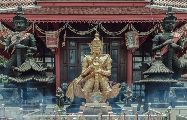 Samut Songkram Thailand April 2023 Thao Wessuwan Skulptur Oder Vasavana — Stockfoto