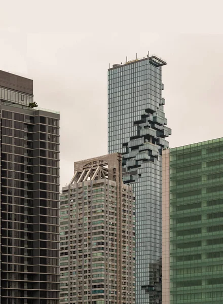 Bangkok Thailand Juli 2023 Wolkenkratzer Moderner Bürogebäude Stadtbild Das Moderne — Stockfoto