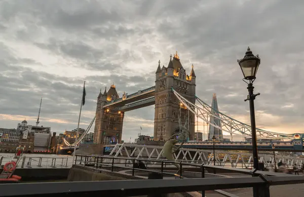 Londres Reino Unido Fevereiro 2024 Bela Vista Panorâmica Famosa Ponte — Fotografia de Stock
