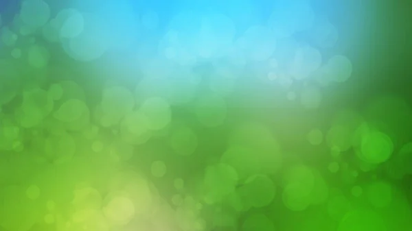 Абстрактный Размытый Весенний Фон Эффект Зеленого Синего Боке Стоковая Картинка