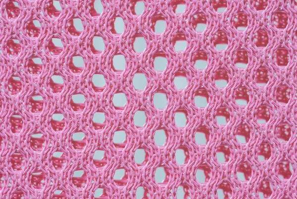 Μακρο Υφή Του Ροζ Χρώματος Στο Τμήμα Του Πλέγματος Της — Φωτογραφία Αρχείου