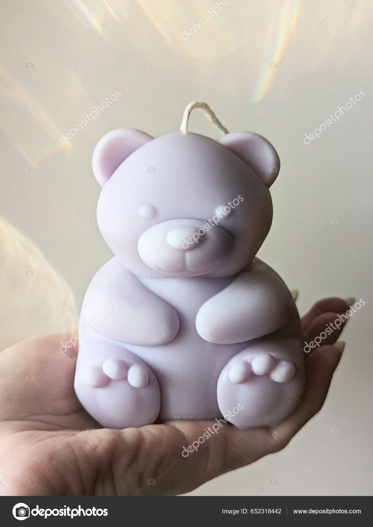 Teddy Bear Sculpture Candle