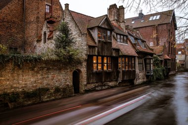 Brugge 'deki tekneli kanallar