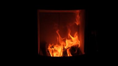 lovers clink glasses of wine against the background of a fireplace close-up