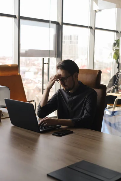 Stock image emotional burnout of an office worker