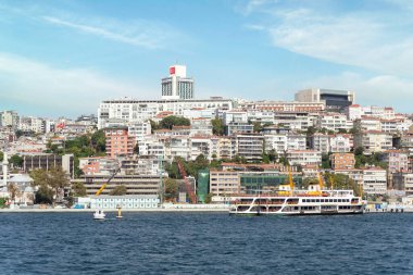 İstanbul şehir manzarası İstanbul Boğazı, İstanbul ve Türkiye 'den yükselişe geçti