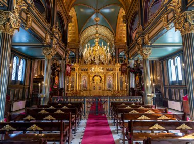 Bulgar St. Stephen Kilisesi, Sveti Stefan Kilisesi veya Balat, İstanbul, Türkiye 'deki Bulgar Ortodoks Kilisesi
