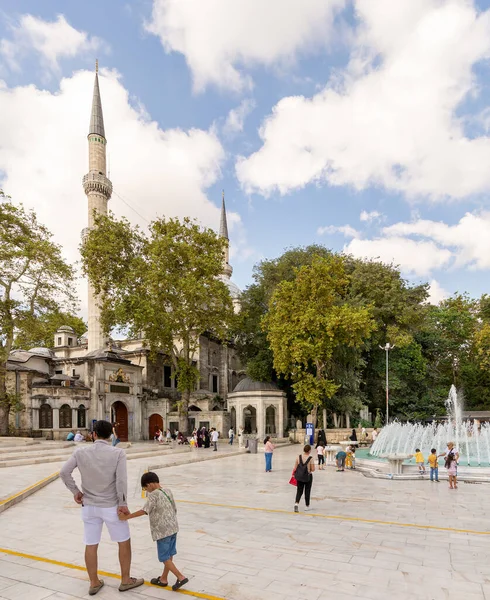 Istanbul Türkei September 2022 Außenaufnahme Der Eyup Sultan Moschee Istanbuler — Stockfoto