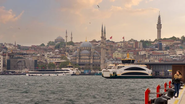 Isztambul Törökország Május 2023 City View Istanbul Skyline Galataport Kilátással — Stock Fotó