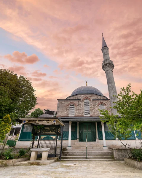 Nádvoří Cinili Camii Mešita Osmanské Éry Století Nachází Ulici Validei — Stock fotografie