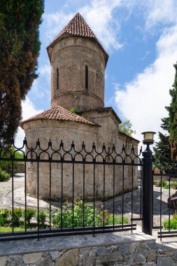 The Church of Kish, aka the Church of Saint Elisha or Holy Mother of God Church, located in the village of Kish, Shaki, Azerbaijan. A good example of medieval architecture in the region clipart