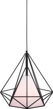 Pendant Light Set beyaz arkaplanda izole edildi. Arka planda izole edilmiş modern avize