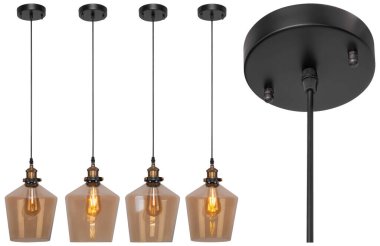 Pendant Light Set beyaz arkaplanda izole edildi. Arka planda izole edilmiş modern avize