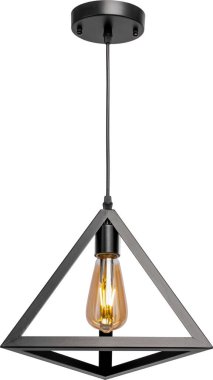 Pendant Light Set beyaz arkaplanda izole edildi. Arka planda izole edilmiş modern avize