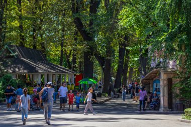 Almaty Kazakistan 18 Ağustos 2022 Almatı Central Park