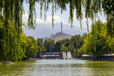 Almaty Kazakistan 18 Ağustos 2022 Almatı Central Park