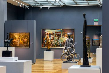 Almaty Şehri Kazakistan. 30 Aralık 2021. Almaty Sanat Müzesi