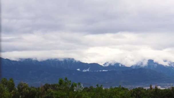 Almaty City Mountains View Juli 2022 Vackert Naturlandskap Och Utsikt — Stockvideo