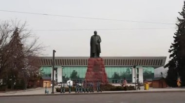 Almaty City zaman çizelgesi. Almaty Kazakistan 03 Mart 2023.