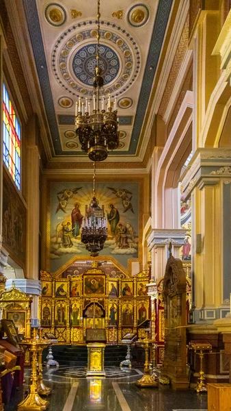 Ascension Cathedral Almaty City Almaty Kazakhstan March 2023 Russianor Thodox — Stock Photo, Image