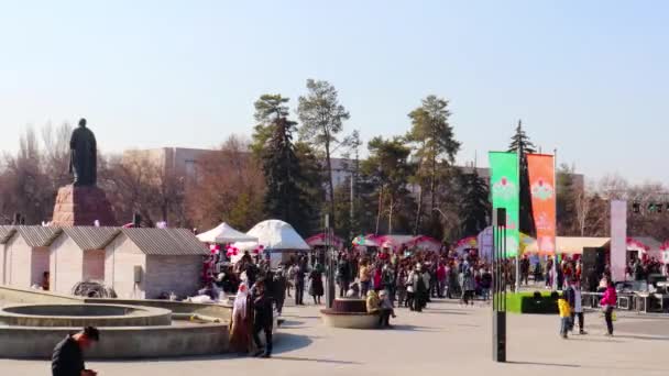 Almaty Video Timelapse Maart 2023 — Stockvideo