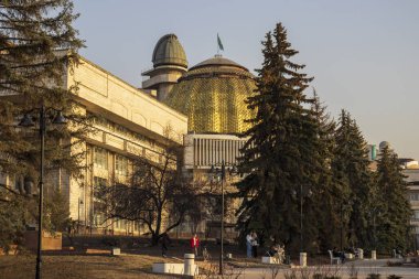 Almaty Kazakistan 25 Mart 2023. Almaty 'deki okul çocuklarının sarayı.