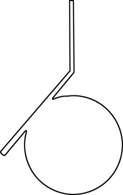 Avize raster çizimi. Kolye ışığı elementi. Beyaz arka planda modern avize. Dekor aksesuar tasarımı. Raster çizim çizimi