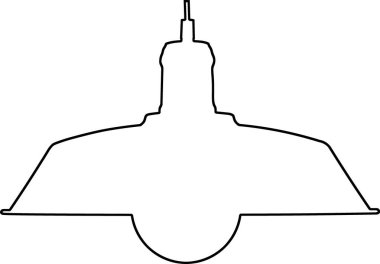 Avize raster çizimi. Kolye ışığı elementi. Beyaz arka planda modern avize. Dekor aksesuar tasarımı. Raster çizim çizimi