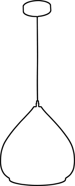 Rysunek Żyrandola Element Wiszący Światła Nowoczesny Żyrandol Białym Tle Projekt — Zdjęcie stockowe