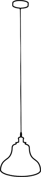 Растровый Рисунок Люстры Подвесный Элемент Света Современная Люстра Белом Фоне — стоковое фото