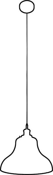 Малюнок Растрової Люстри Підвісний Легкий Елемент Сучасна Люстра Білому Тлі — стокове фото