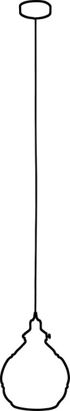 シャンデリア ラスター ドローイング ペンダントライト要素 白を基調としたモダンなシャンデリア 装飾アクセサリーのデザイン ラスターイラストスケッチ — ストック写真