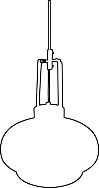 Kroonluchter Raster Tekening Hanglamp Element Moderne Kroonluchter Witte Achtergrond Decor — Stockfoto