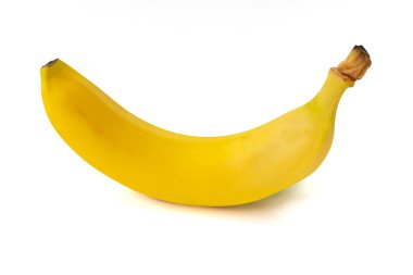 Beyaz arkaplanda izole edilmiş muz