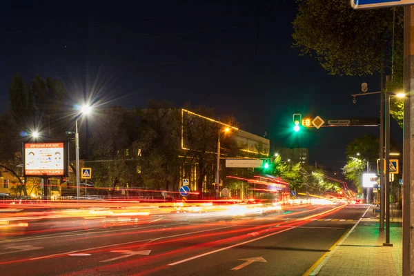 stock image Almaty City Kazakhstan. 5 May 2023. Dostyk avenue