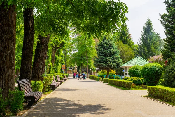 Almaty City Kazajstán Mayo 2023 Parque Central Gorky Ciudad Almaty —  Fotos de Stock